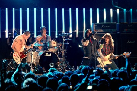 Red Hot Chili Peppers performs, in Milan