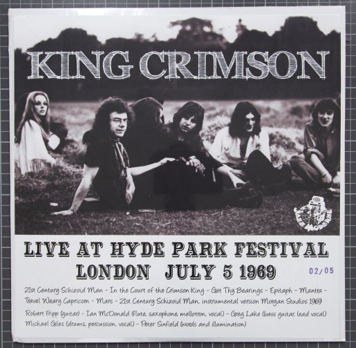 kingcrimsonhydepark1969