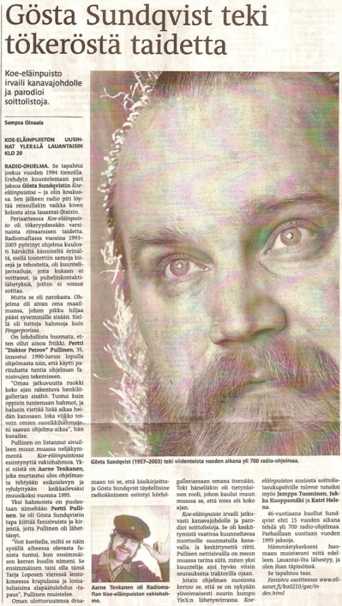 göstakoe-eläinpuisto