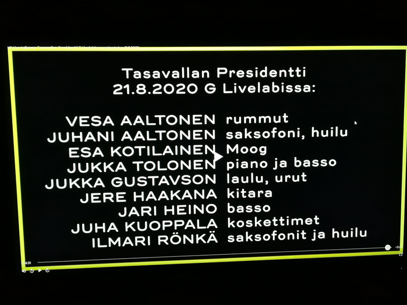 tasavallan presidentti 2020
